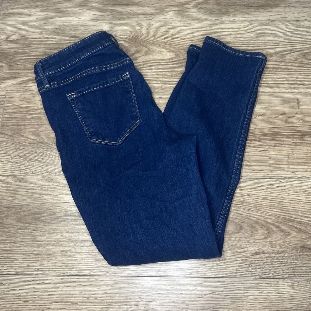 New-Old Navy Blue Wow Straight Jeans Women’s Size 8 Regular dark wash (A59)